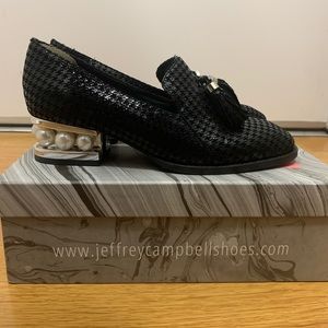 Jeffrey Campbell Pearl Heel loafers.